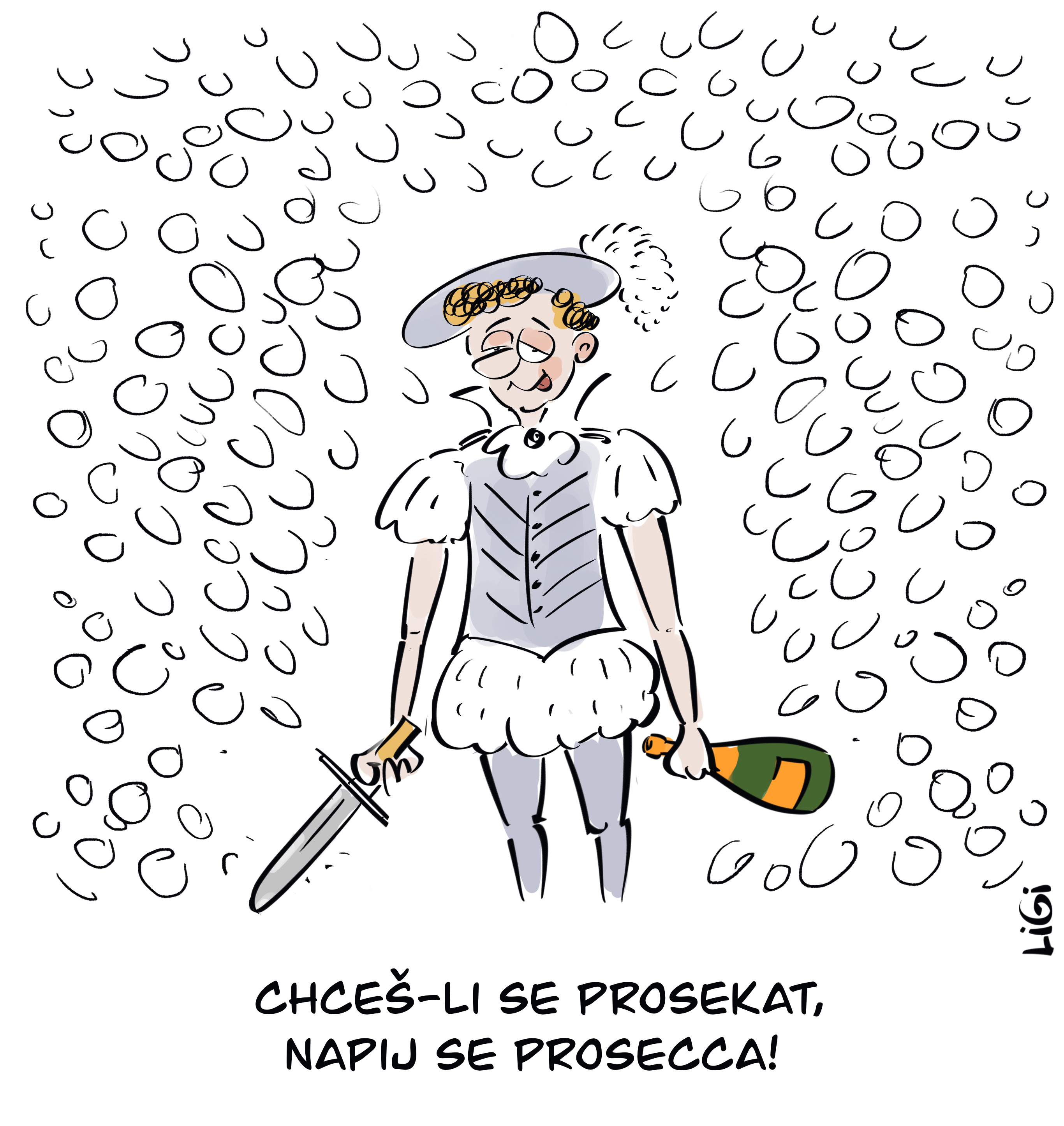 Ukázka zakázkové sportovní kresby